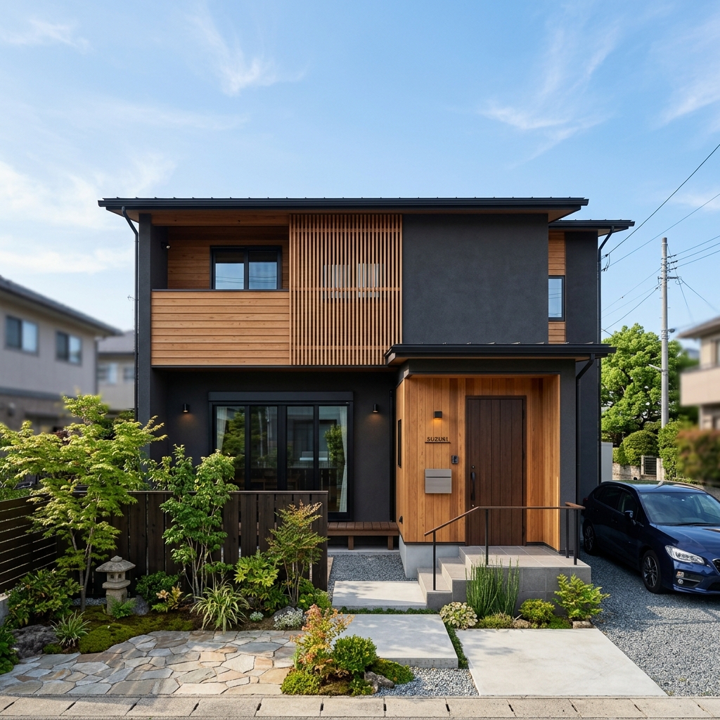南荻窪の新築一戸建て外観