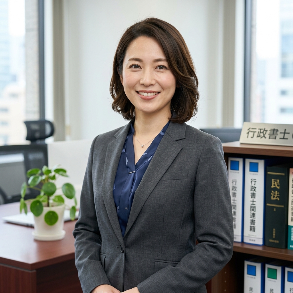代表行政書士 佐々木美来の顔写真